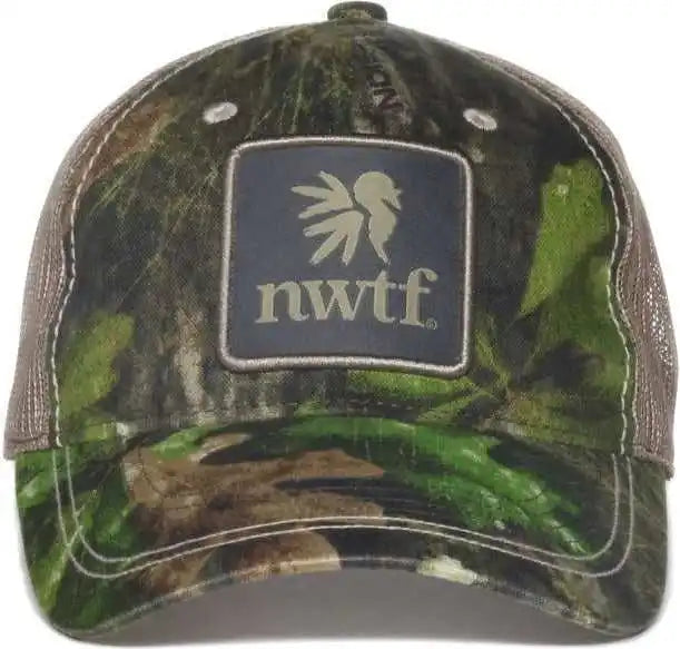 Oc Sports Nwtf32c National Wild Turkey Series Cap - Mossy Oak Obsession Khaki - Osfm
