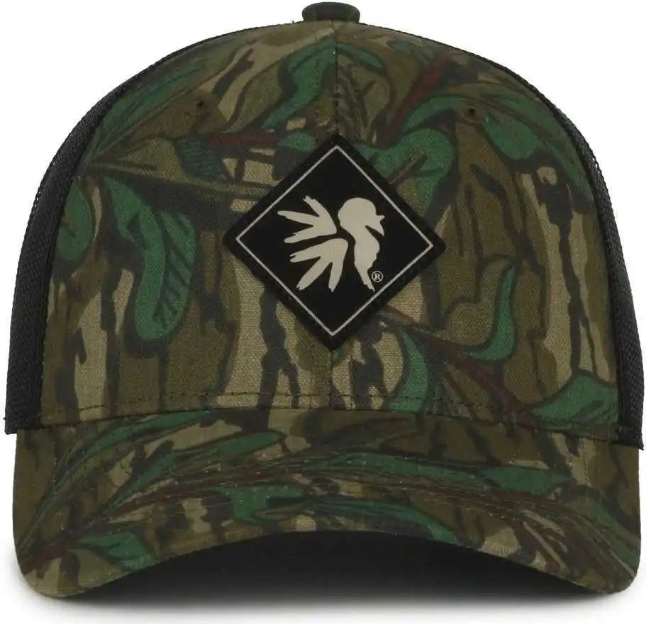 Oc Sports Nwtf38 National Wild Turkey Series Cap - Mossy Oak Greenleaf Black - Osfm
