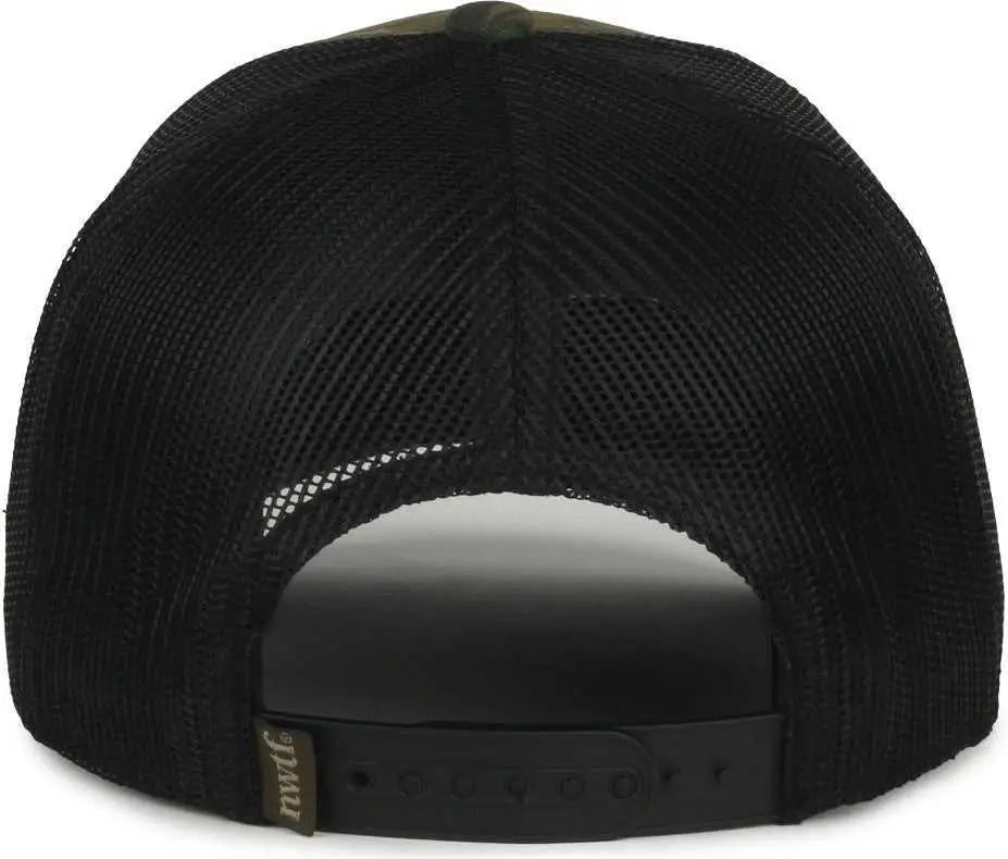 Oc Sports Nwtf38 National Wild Turkey Series Cap - Mossy Oak Greenleaf Black