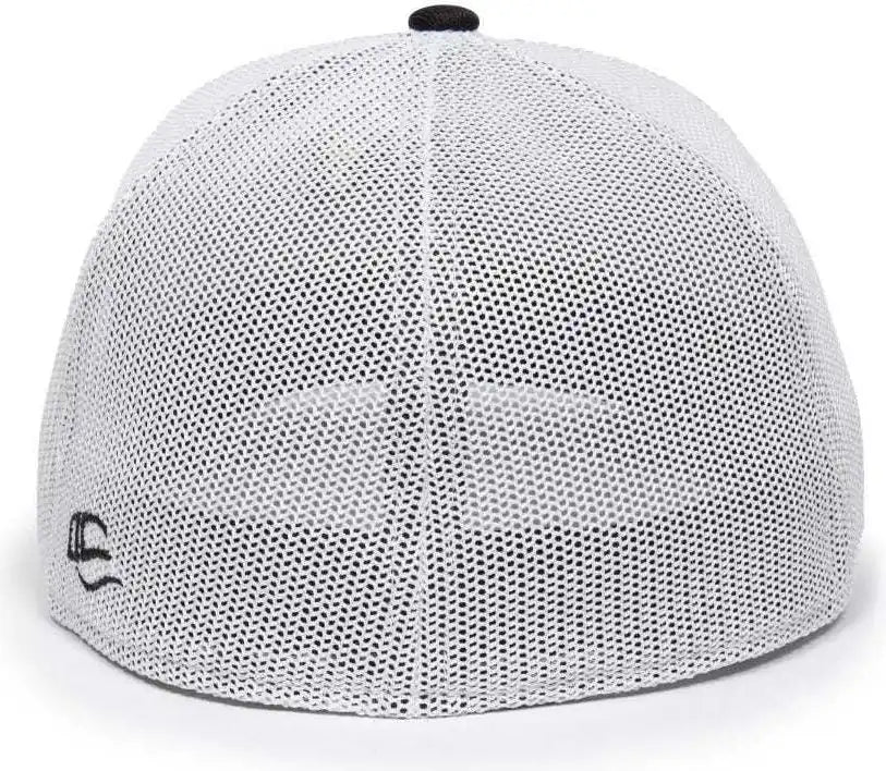 Oc Sports Oc12m Phenom Performance Twill Front Panel Cap -black White