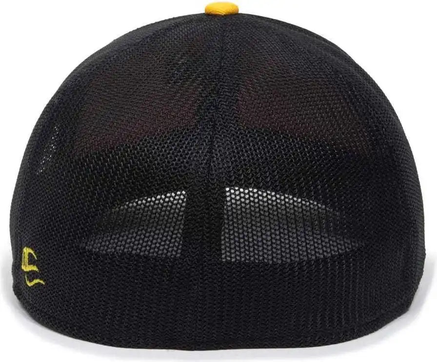 Oc Sports Oc12m Phenom Performance Twill Front Panel Cap -gold Black