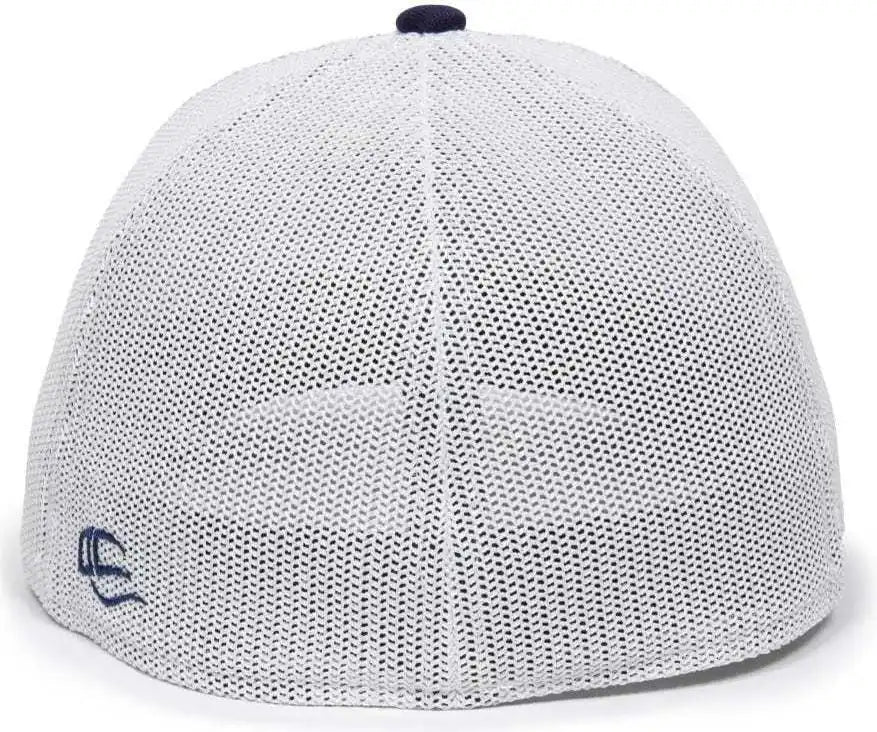 Oc Sports Oc12m Phenom Performance Twill Front Panel Cap -navy White