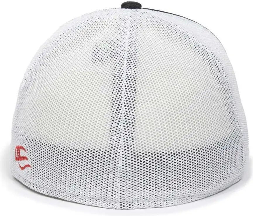 Oc Sports Oc12m Phenom Performance Twill Front Panel Cap -red White Black