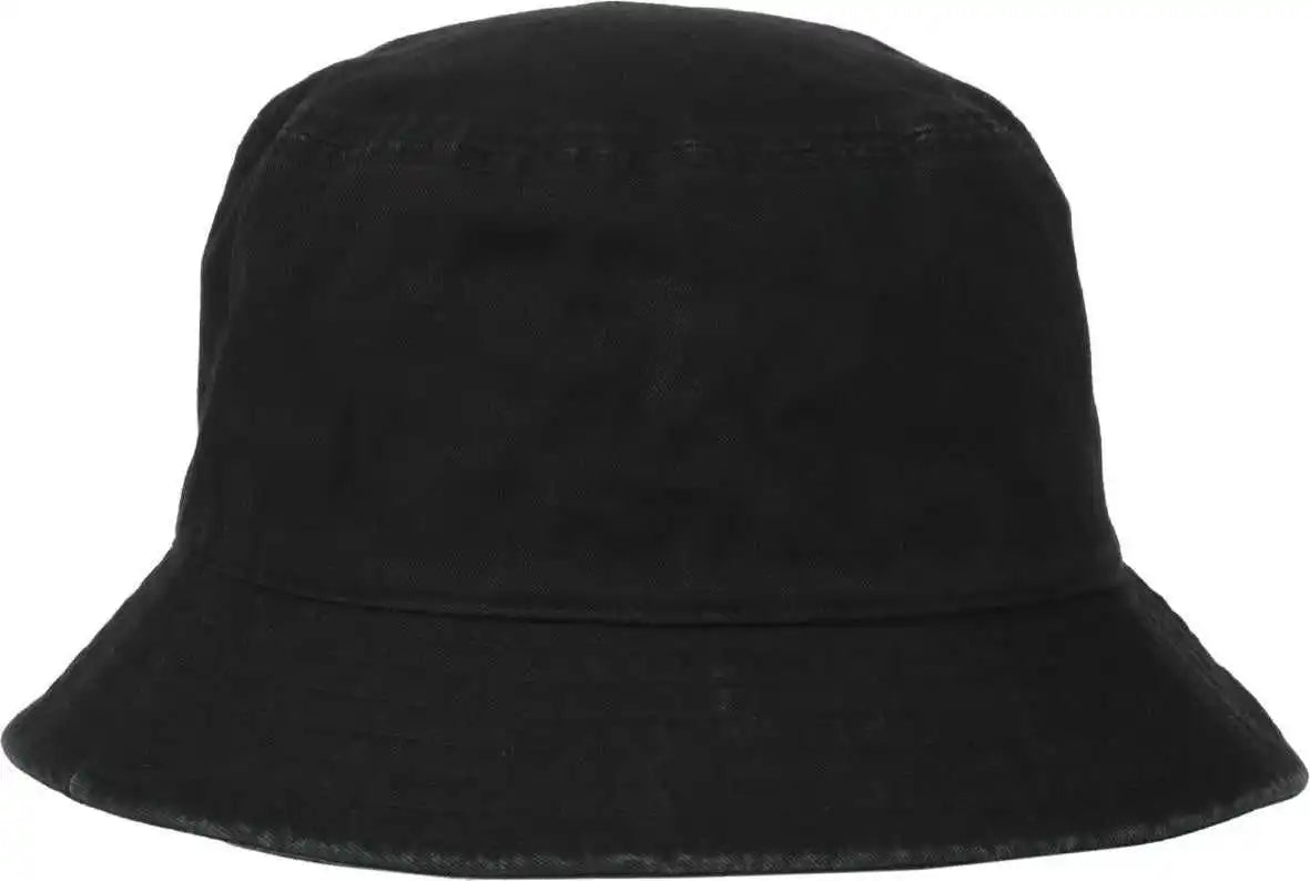 Oc Sports Oc200 Medium Washed Bucket Cotton Hat - Black - Osfm