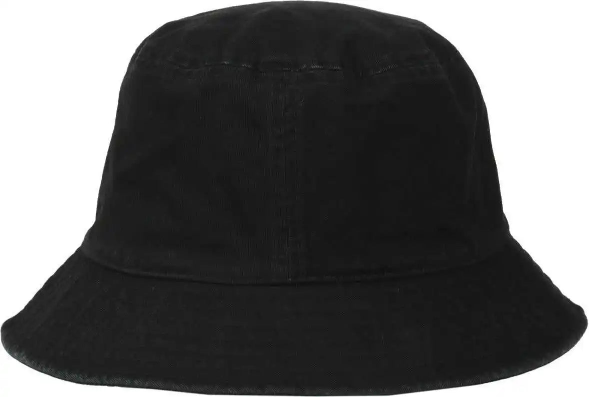 Oc Sports Oc200 Medium Washed Bucket Cotton Hat - Black - Osfm