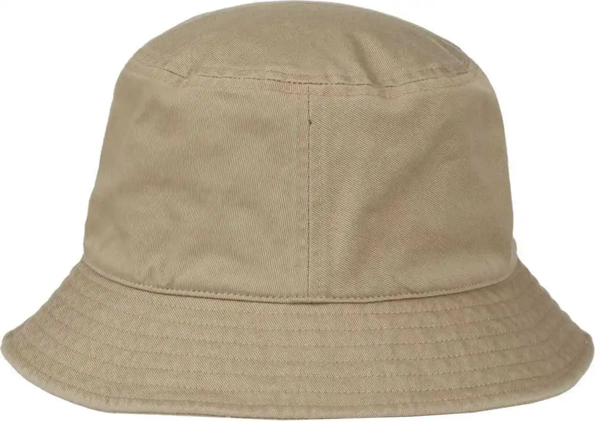 Oc Sports Oc200 Medium Washed Bucket Cotton Hat - Khaki - Osfm