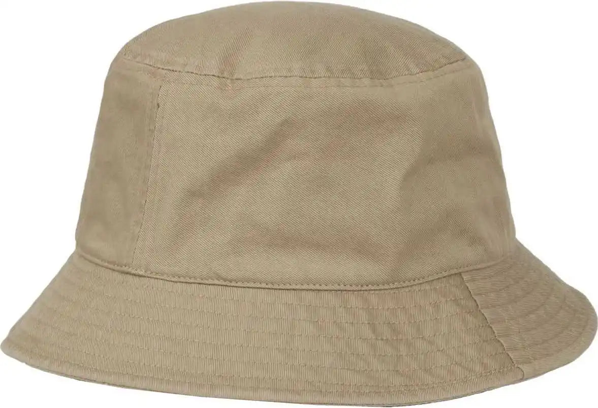Oc Sports Oc200 Medium Washed Bucket Cotton Hat - Khaki - Osfm