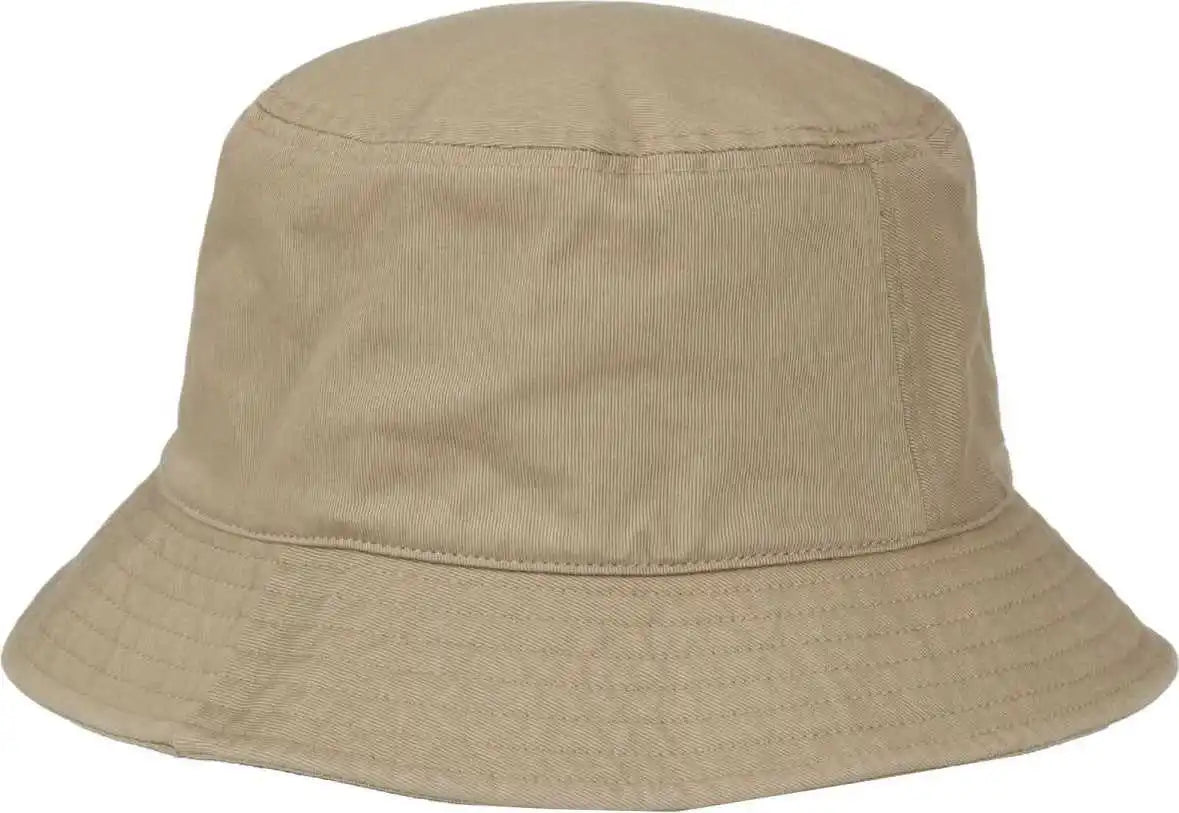 Oc Sports Oc200 Medium Washed Bucket Cotton Hat - Khaki - Osfm