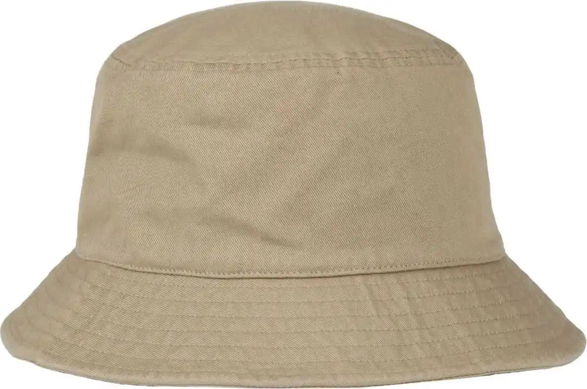 Oc Sports Oc200 Medium Washed Bucket Cotton Hat - Khaki - Osfm