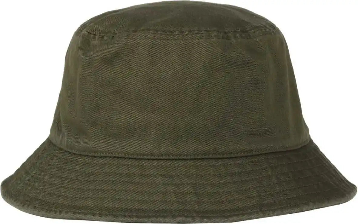 Oc Sports Oc200 Medium Washed Bucket Cotton Hat - Olive
