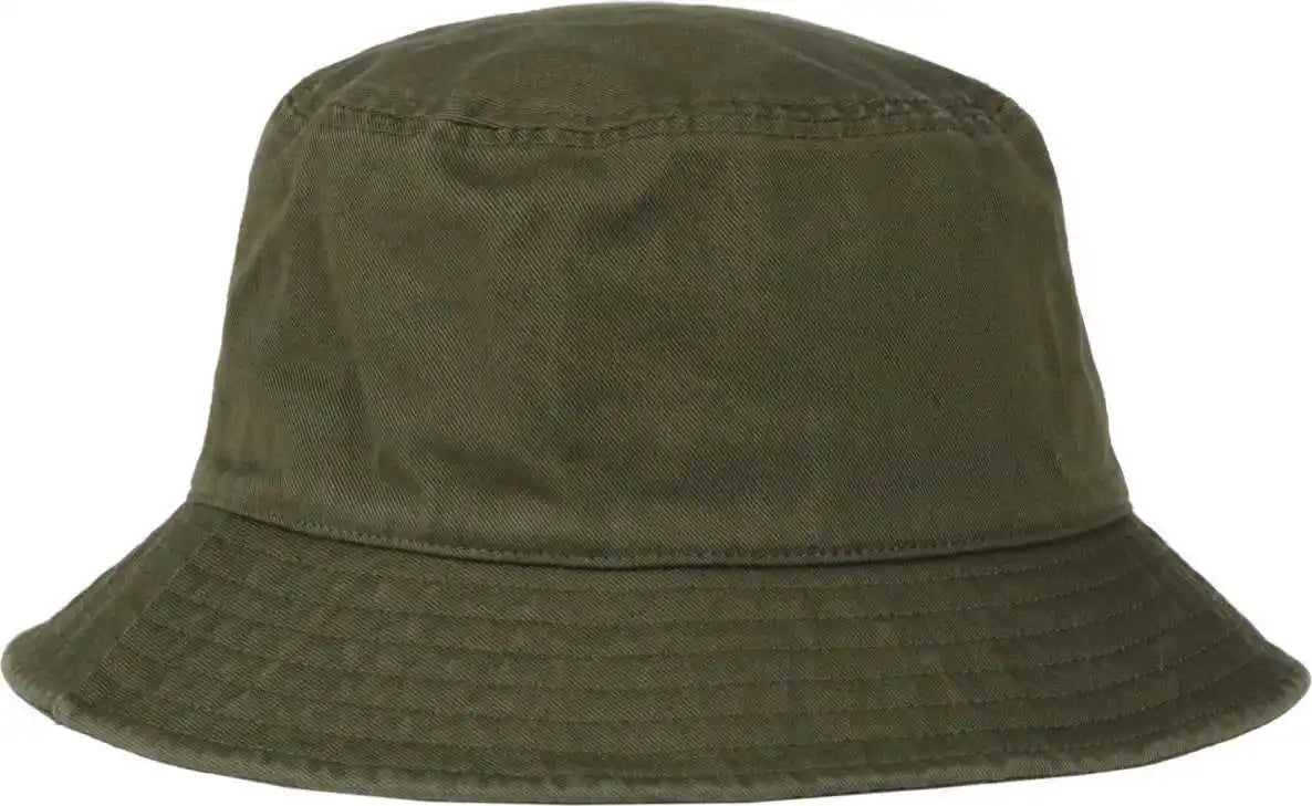 Oc Sports Oc200 Medium Washed Bucket Cotton Hat - Olive - Osfm