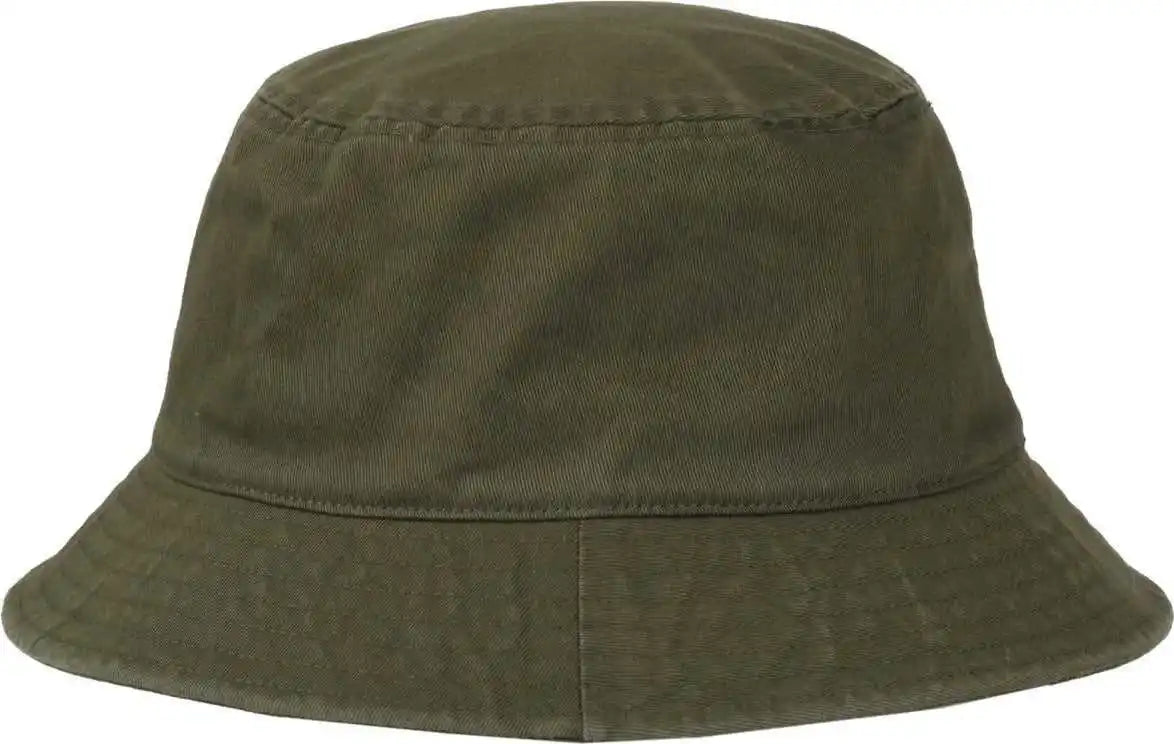 Oc Sports Oc200 Medium Washed Bucket Cotton Hat - Olive - Osfm