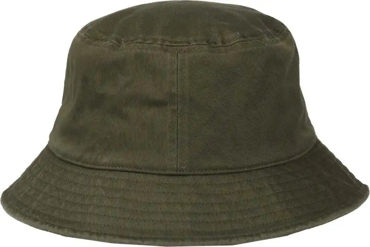 Oc Sports Oc200 Medium Washed Bucket Cotton Hat - Olive - Osfm
