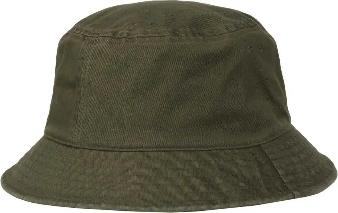 Oc Sports Oc200 Medium Washed Bucket Cotton Hat - Olive - Osfm