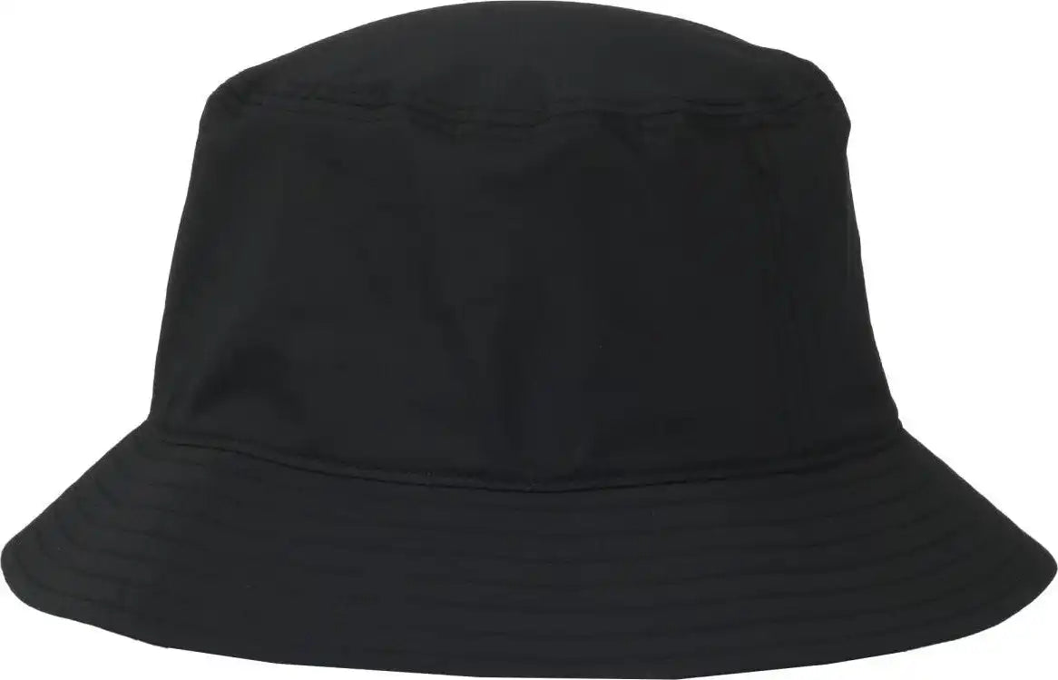 Oc Sports Oc200pf Medium Washed Bucket Polyester Hat - Black - Osfm