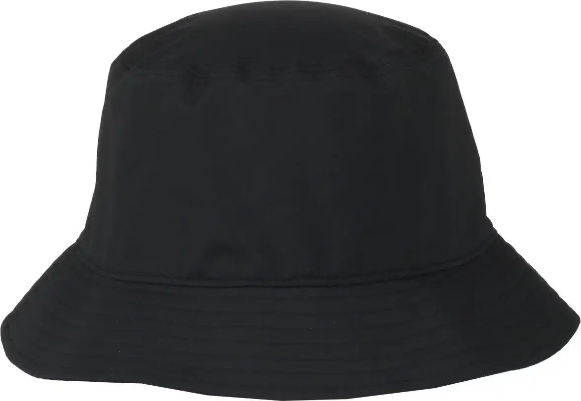 Oc Sports Oc200pf Medium Washed Bucket Polyester Hat - Black - Osfm