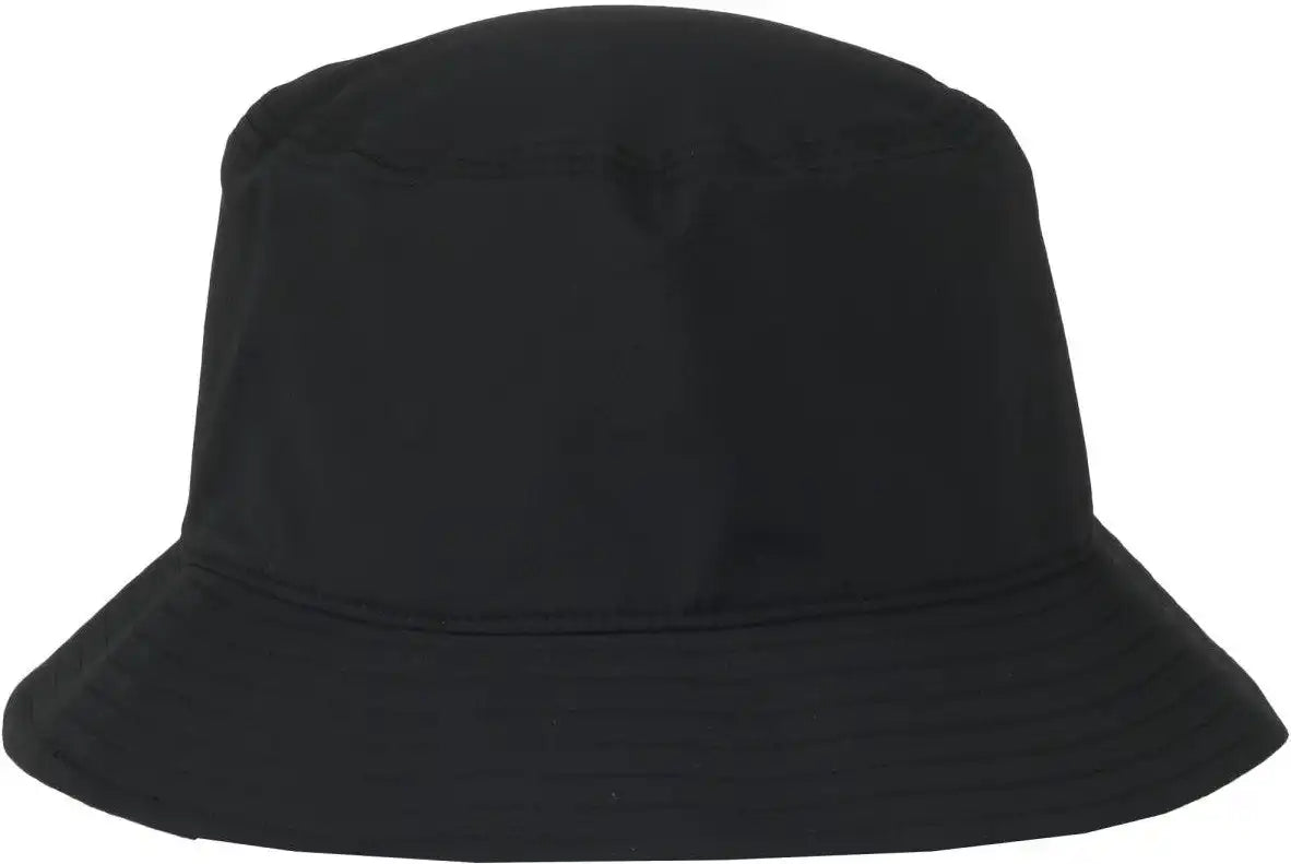 Oc Sports Oc200pf Medium Washed Bucket Polyester Hat - Black - Osfm