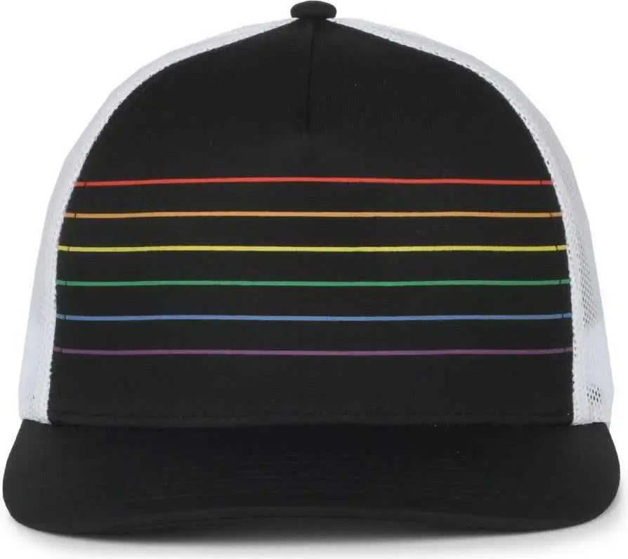 Oc Sports Oc503m Stripped Front Panel Cap - Black Prism
