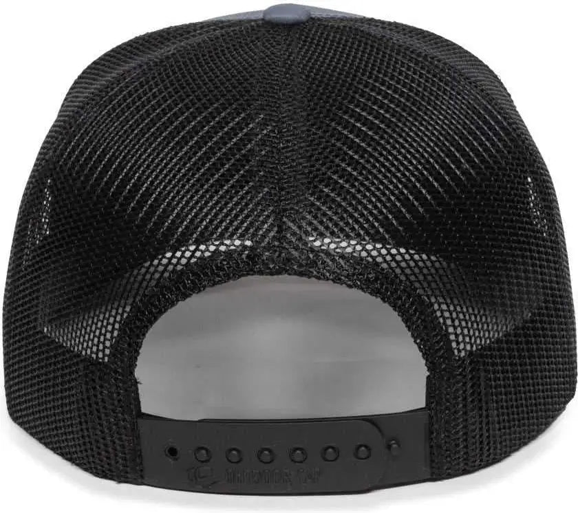 Oc Sports Oc503m Stripped Front Panel Cap - Charcoal Black