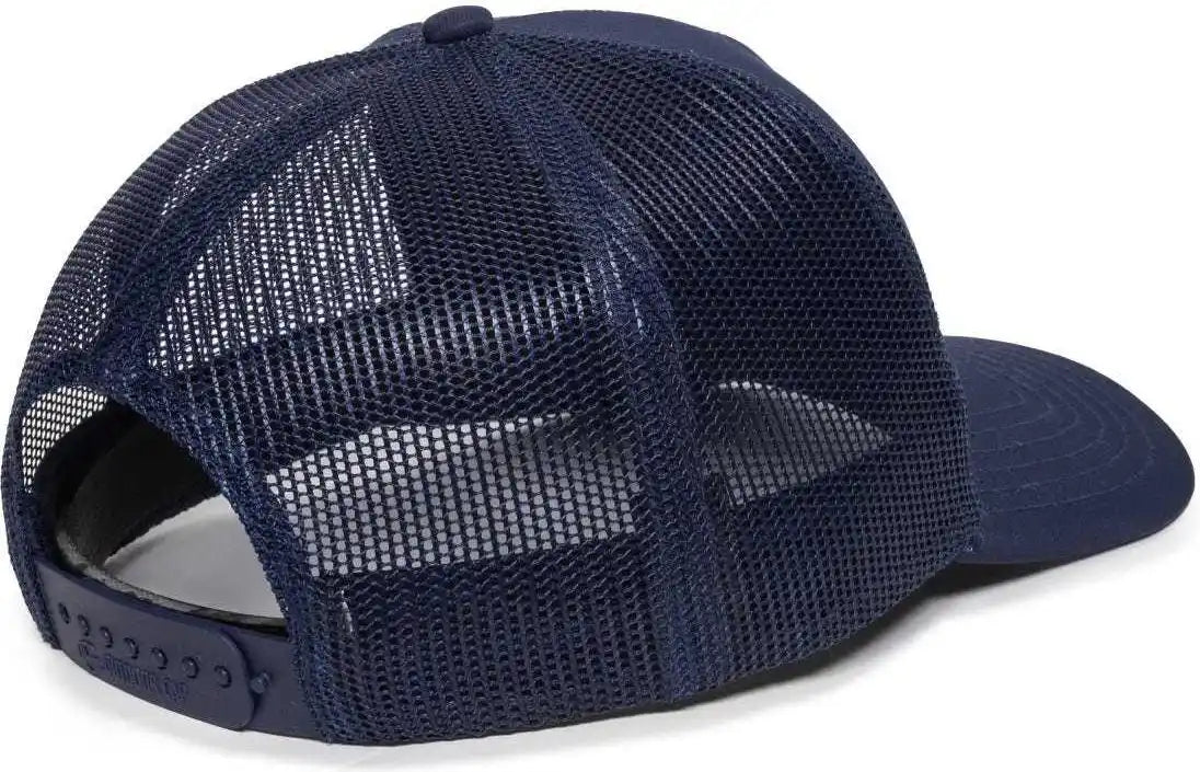 Oc Sports Oc503m Stripped Front Panel Cap - Navy Charcoal - Dark Gray / 6 7/8’’ - 7 1/2’’