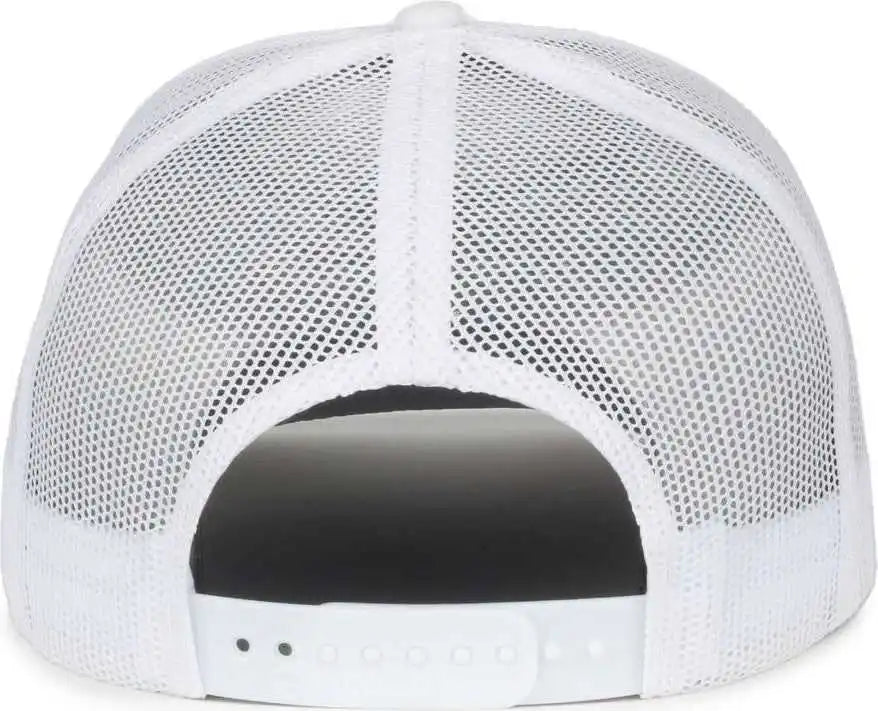 Oc Sports Oc503m Stripped Front Panel Cap - White Prism - Osfm