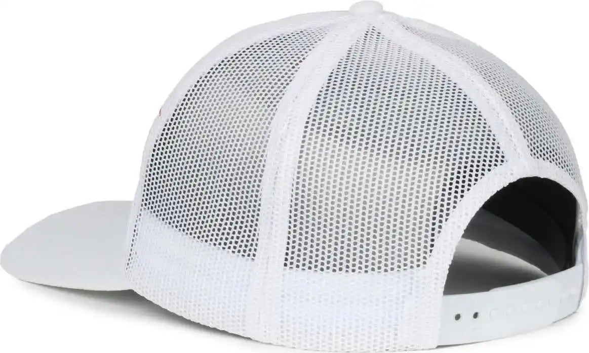 Oc Sports Oc503m Stripped Front Panel Cap - White Prism - Osfm
