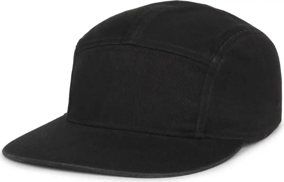 Oc Sports Oc505 5-panel Camper Cap - Black - Osfm