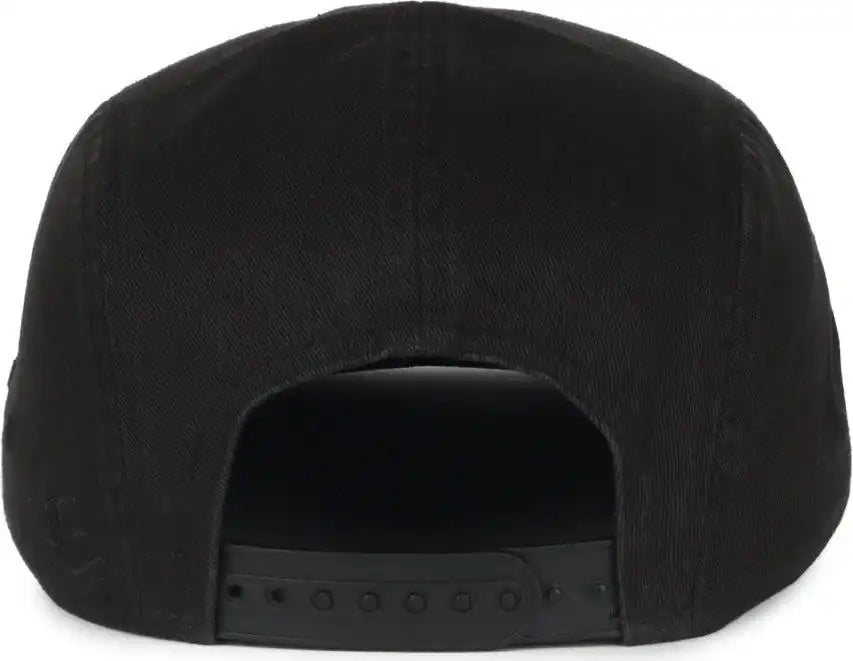 Oc Sports Oc505 5-panel Camper Cap - Black - Osfm