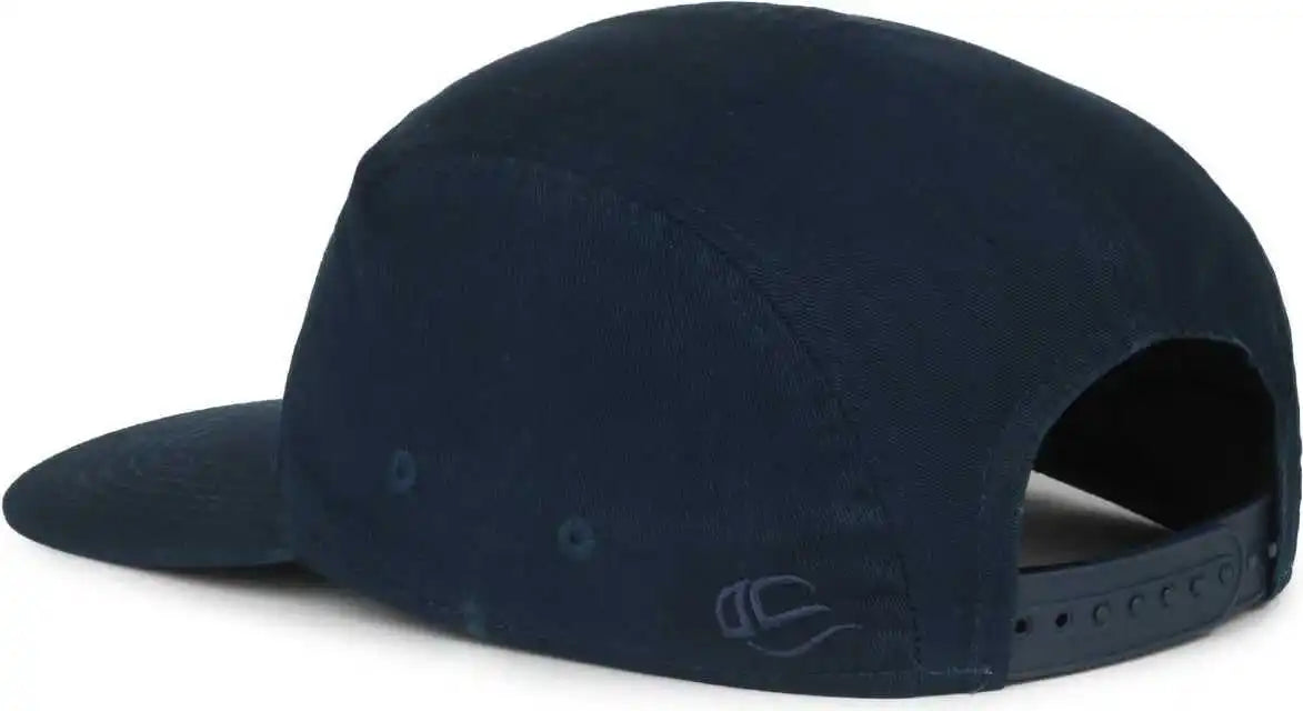 Oc Sports Oc505 5-panel Camper Cap - Navy - Osfm