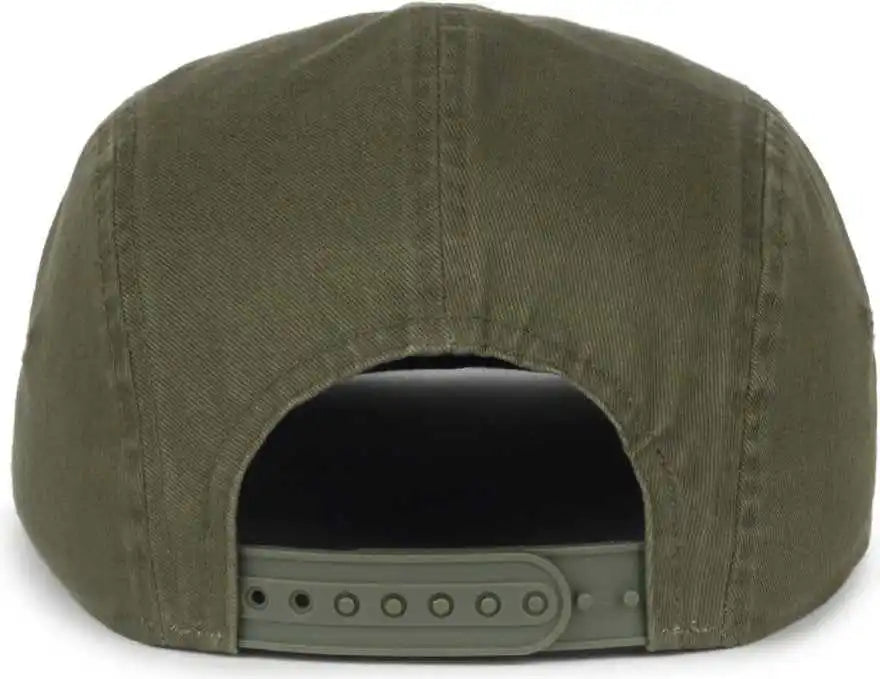 Oc Sports Oc505 5-panel Camper Cap - Olive - Osfm