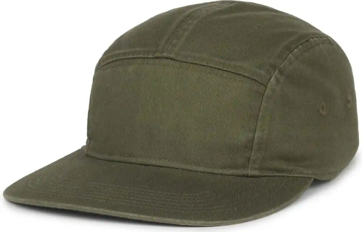 Oc Sports Oc505 5-panel Camper Cap - Olive - Osfm