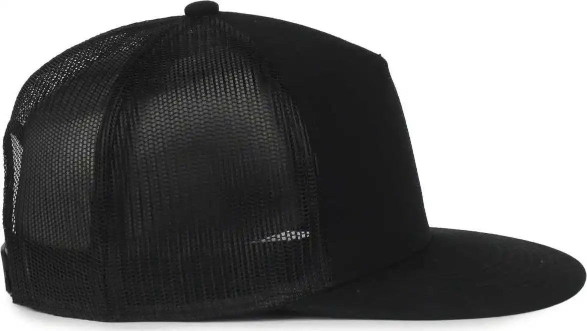 Oc Sports Oc510hp 5-panel Mesh Back Cap - Black - Osfm
