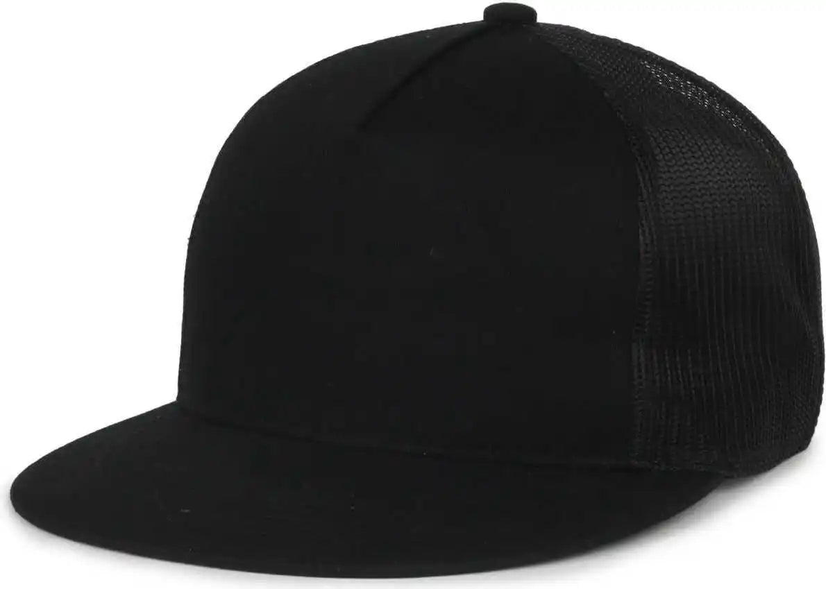 Oc Sports Oc510hp 5-panel Mesh Back Cap - Black - Osfm