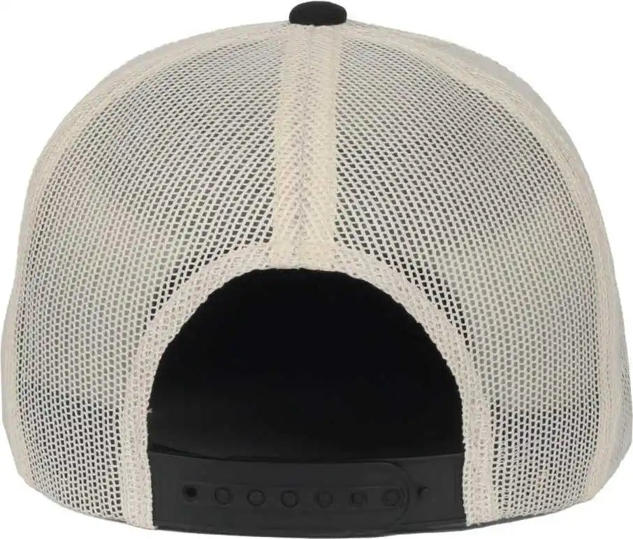 Oc Sports Oc510hp 5-panel Mesh Back Cap - Black Stone Duk