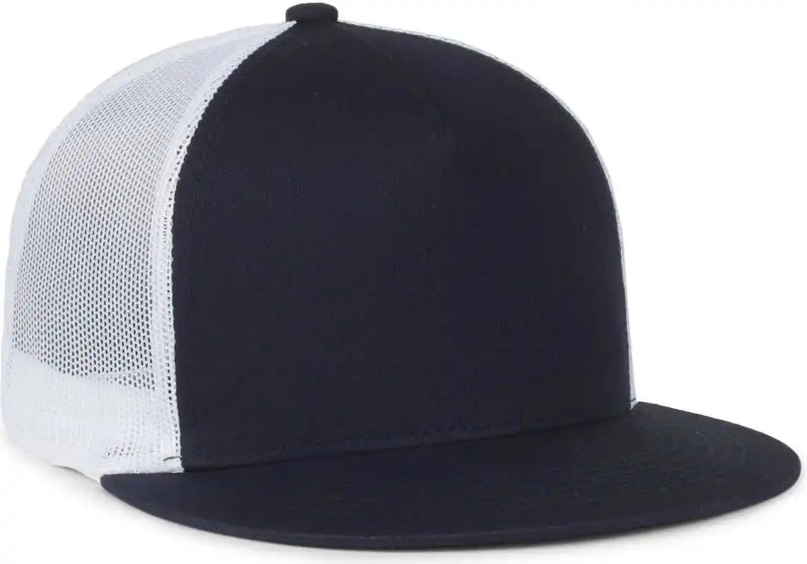 Oc Sports Oc510hp 5-panel Mesh Back Cap - Navy White - Osfm