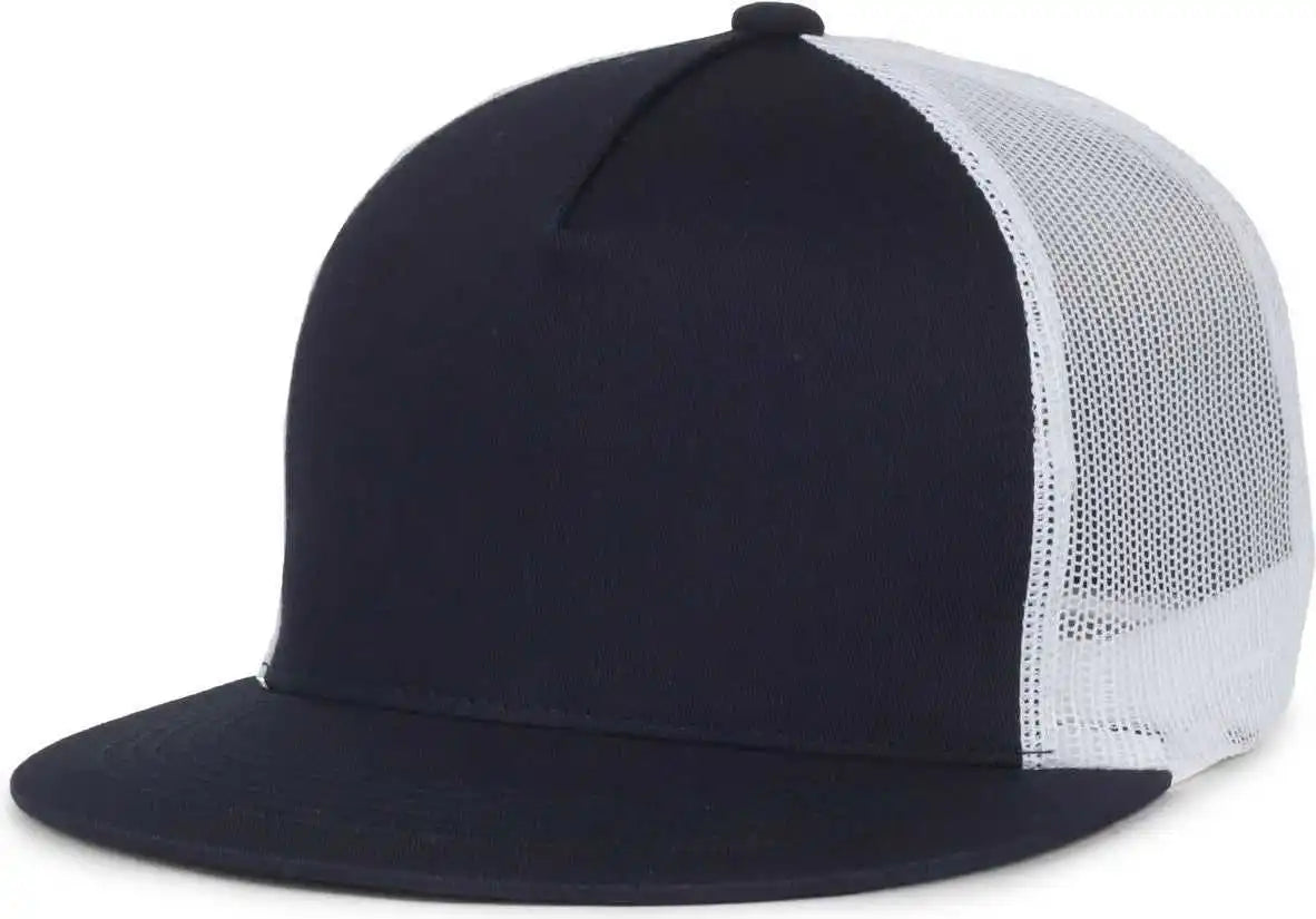 Oc Sports Oc510hp 5-panel Mesh Back Cap - Navy White - Osfm