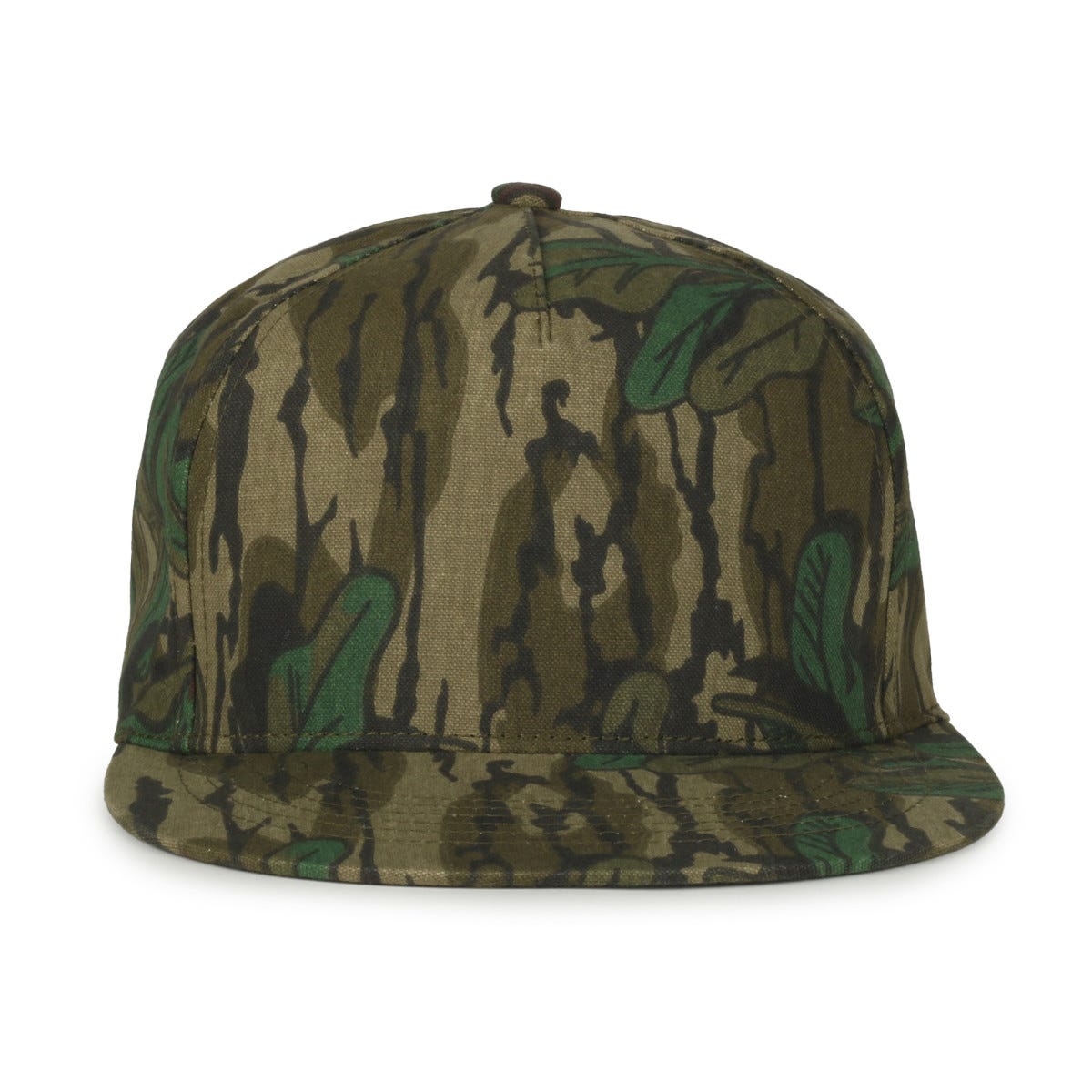 Oc Sports Oc511camo 5-panel High Crown Camo Cap - Mossy Oak Greenleaf
