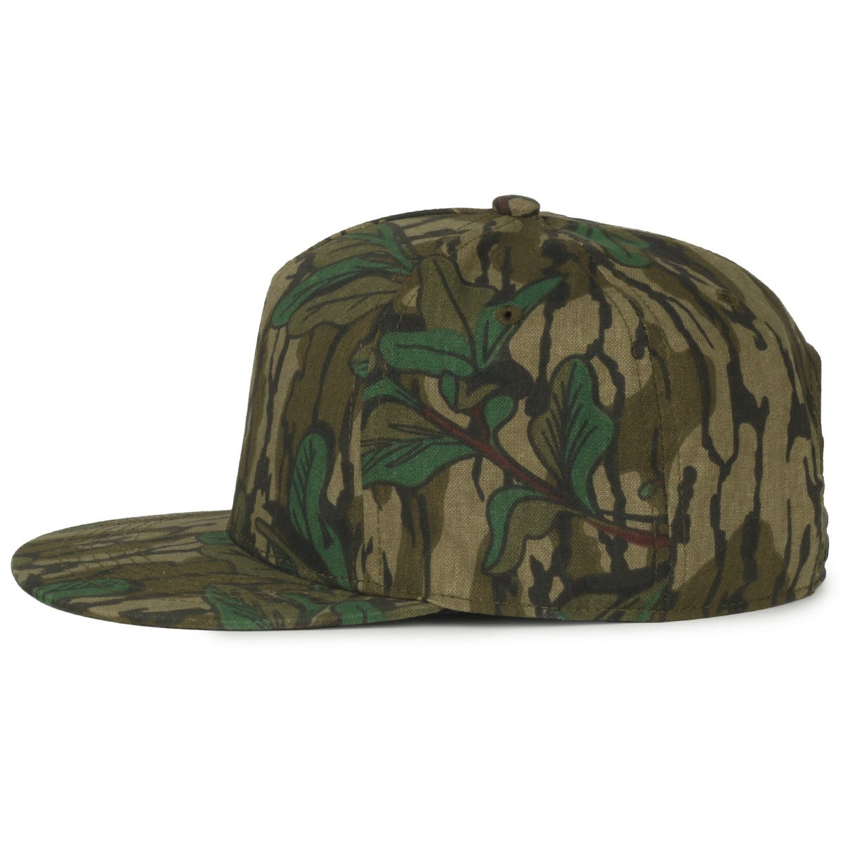 Oc Sports Oc511camo 5-panel High Crown Camo Cap - Mossy Oak Greenleaf