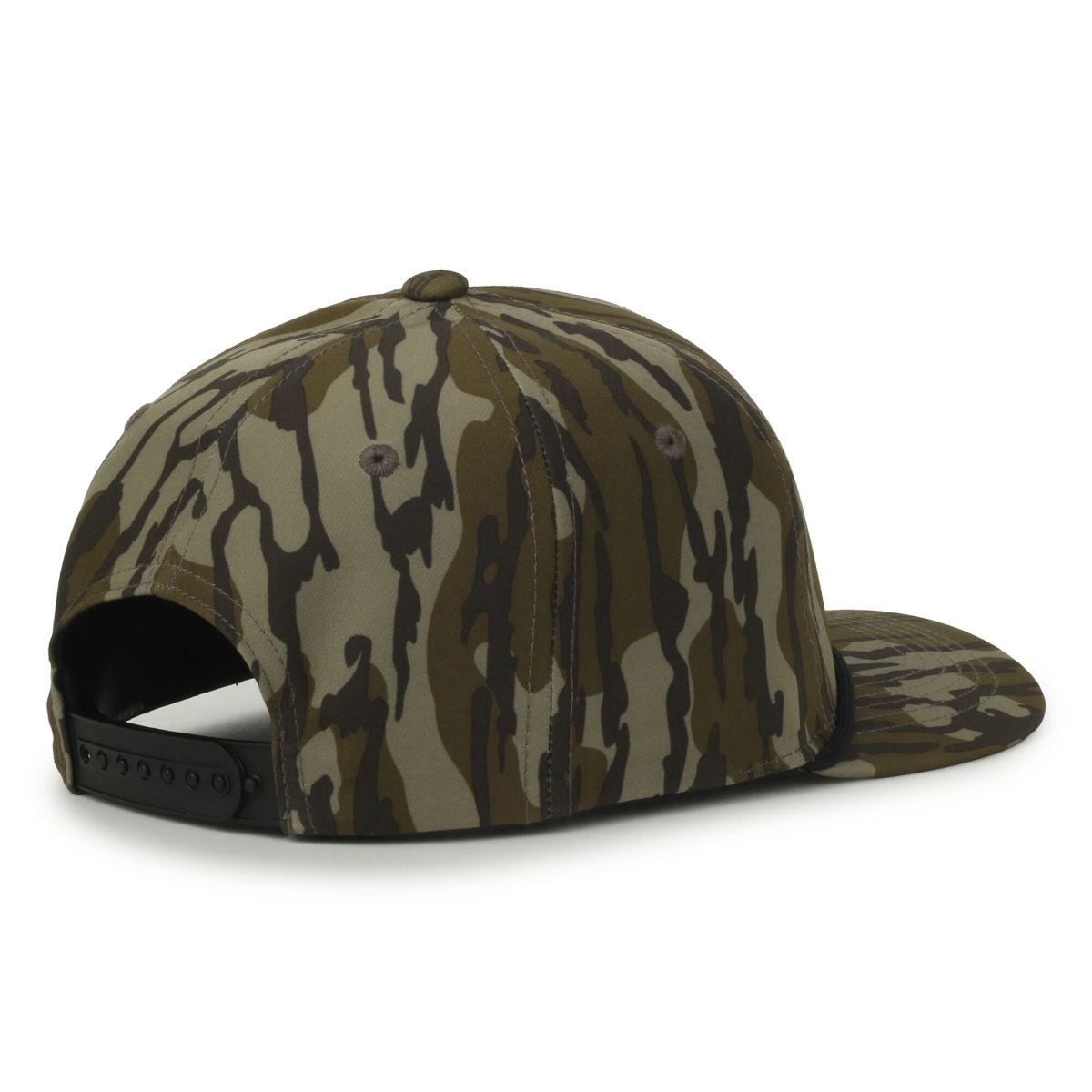 Oc Sports Oc550camo Performance 5-panel Camo Cap - Mossy Oak Original Bottomland/black Cord