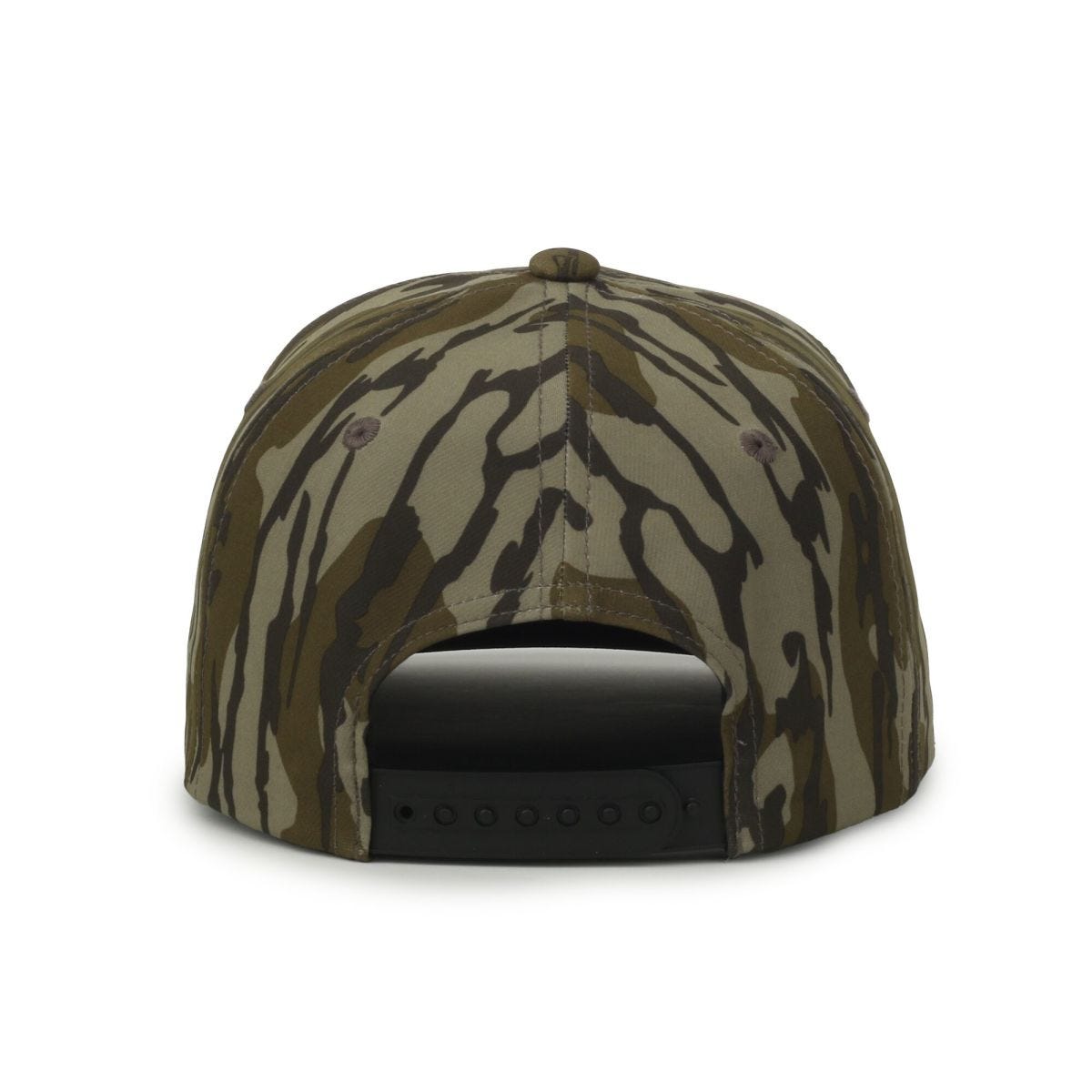Oc Sports Oc550camo Performance 5-panel Camo Cap - Mossy Oak Original Bottomland/black Cord