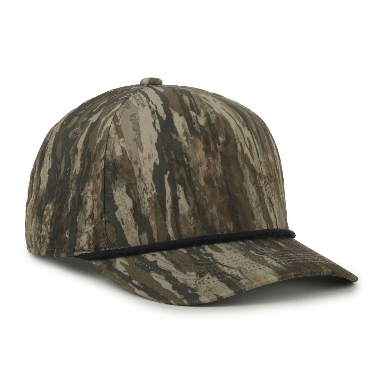 Oc Sports Oc550camo Performance 5-panel Camo Cap - Realtree Legacy/black Cord