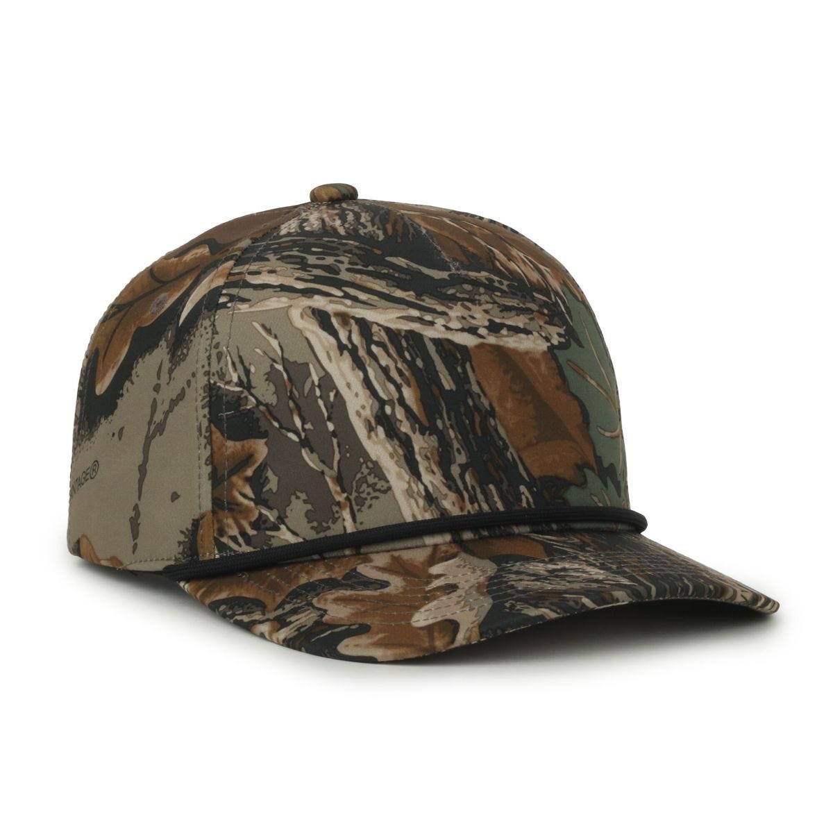 Oc Sports Oc550camo Performance 5-panel Camo Cap - Realtree Advantage Classic/black Cord