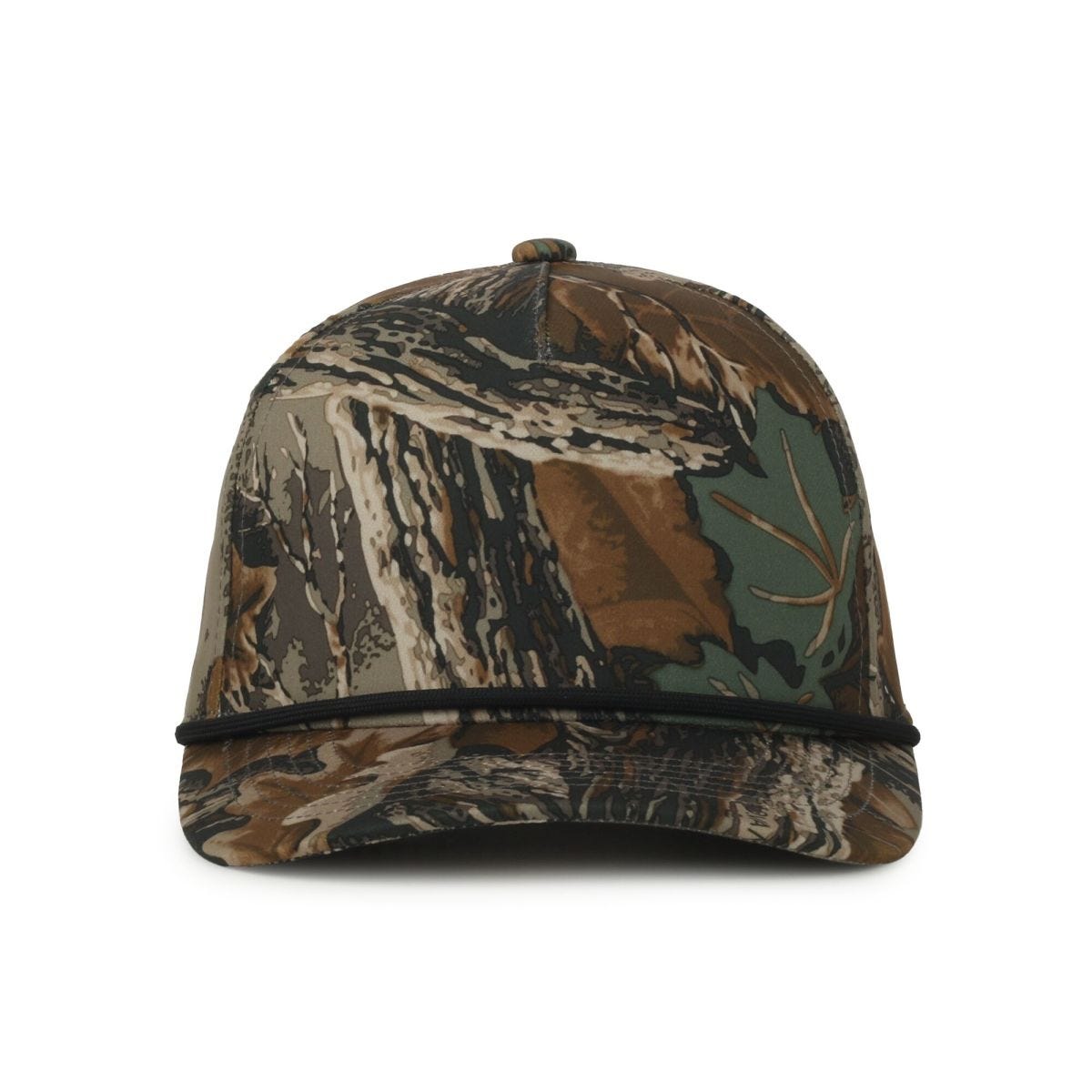 Oc Sports Oc550camo Performance 5-panel Camo Cap - Realtree Advantage Classic/black Cord