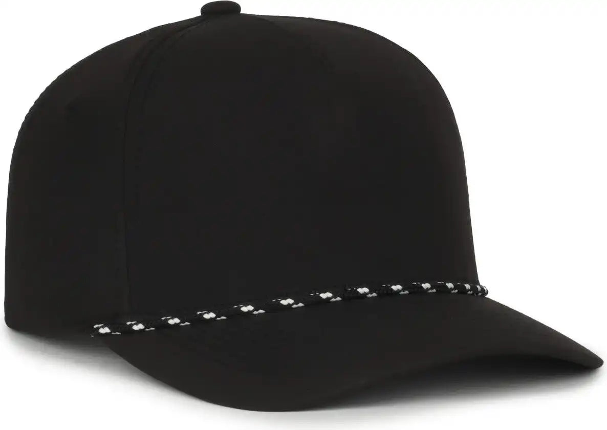 Oc Sports Oc550pf Performance 5-panel with Cord Cap - Black - Osfm