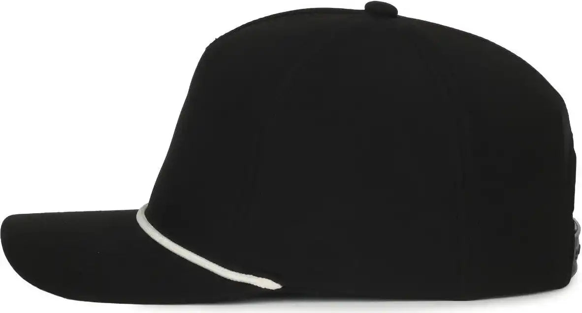Oc Sports Oc550pf Performance 5-panel with Cord Cap - Black White - Osfm