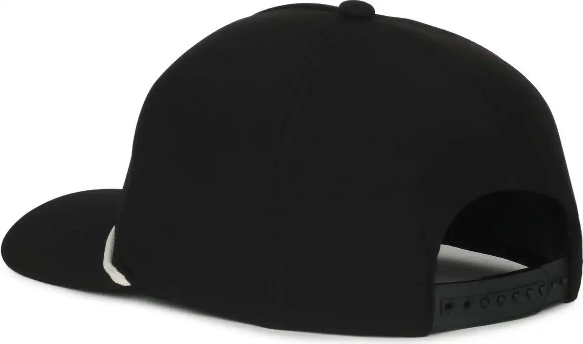 Oc Sports Oc550pf Performance 5-panel with Cord Cap - Black White - Osfm