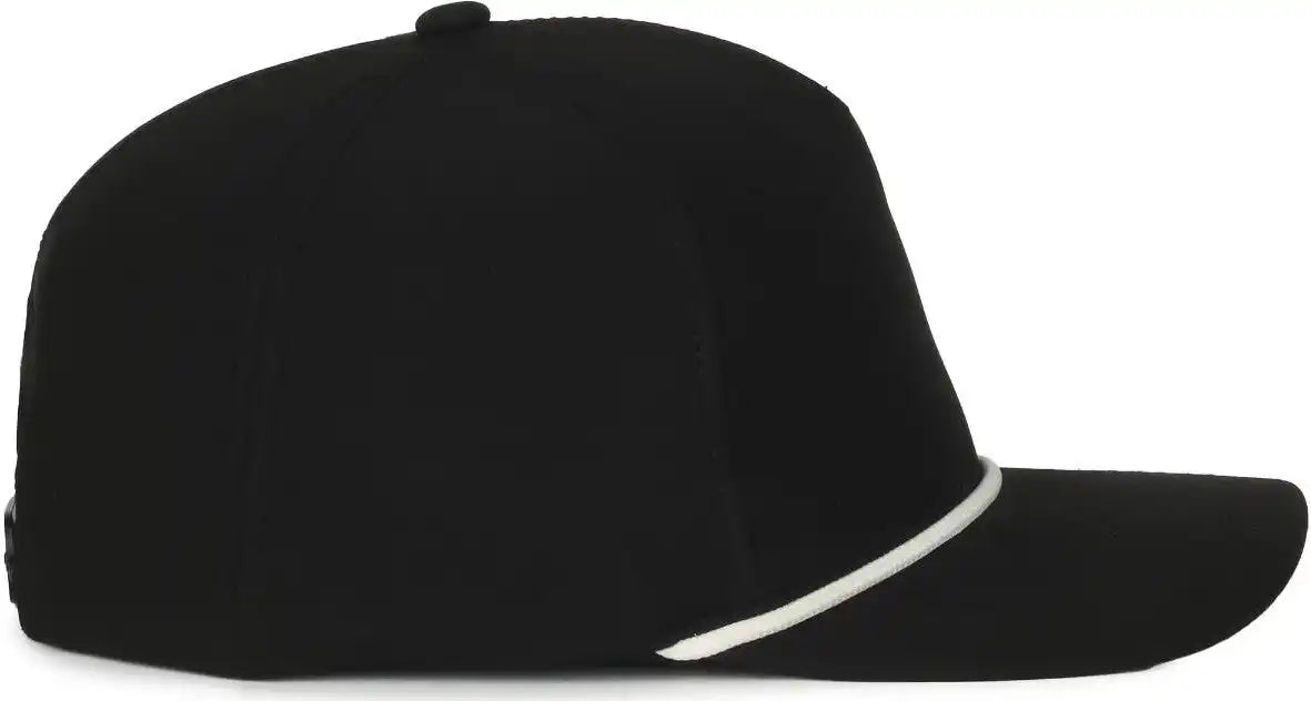 Oc Sports Oc550pf Performance 5-panel with Cord Cap - Black White - Osfm