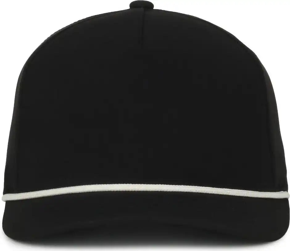 Oc Sports Oc550pf Performance 5-panel with Cord Cap - Black White - Osfm