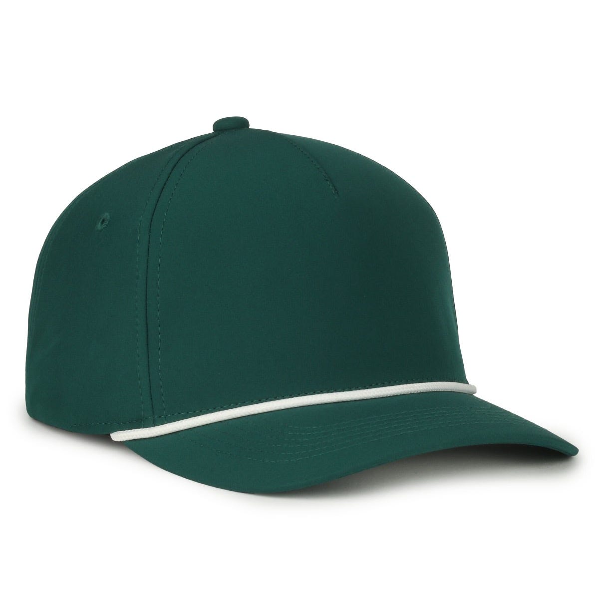 Oc Sports Oc550pf Performance 5-panel with Cord Cap - Dark Green White