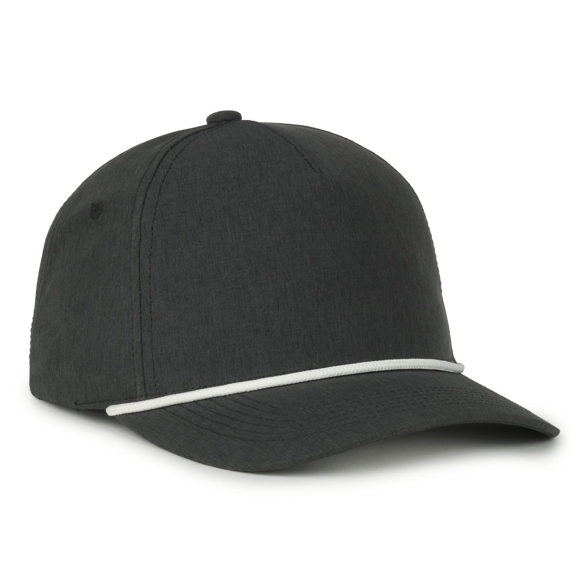 Oc Sports Oc550pf Performance 5-panel with Cord Cap - Heathered Charcoal White
